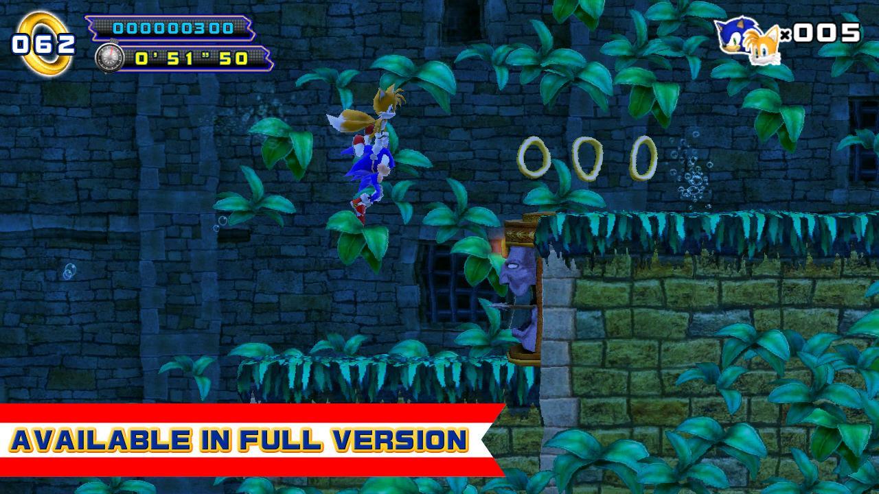 Screenshot of Sonic 4 Episode II LITE