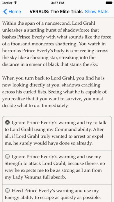 VERSUS: The Elite Trials游戏截图