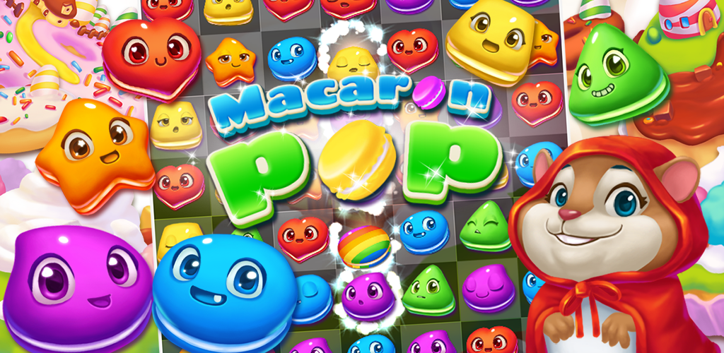Macaron Pop : Sweet Match 3游戏截图