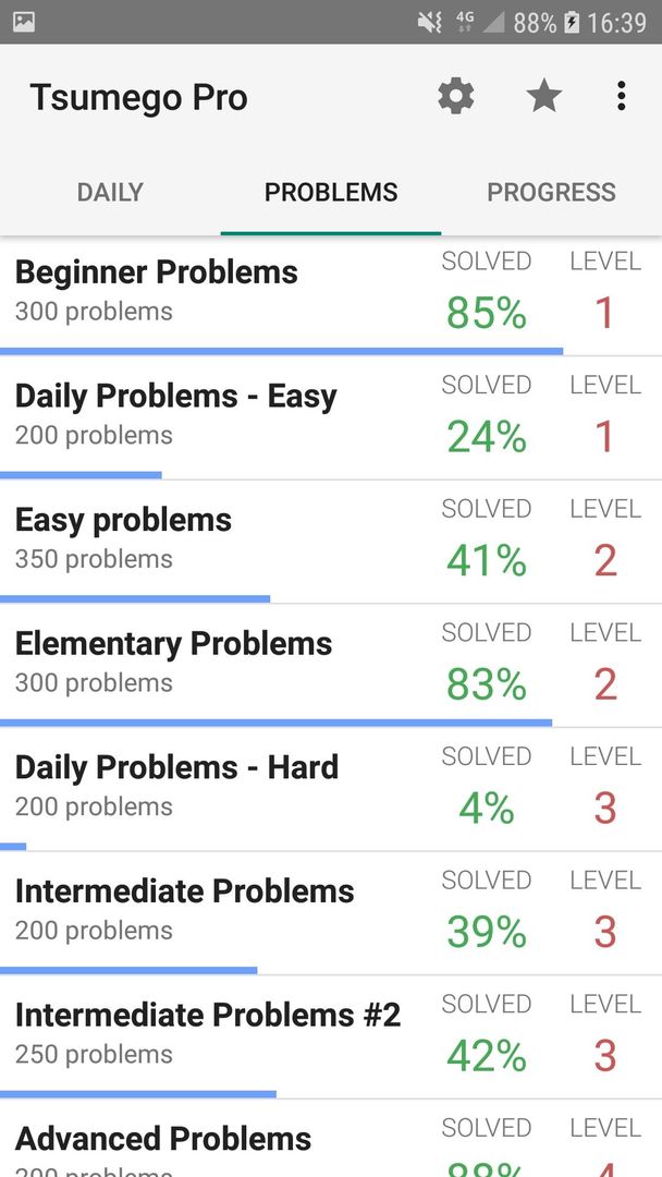 Screenshot of Tsumego Pro (Go Problems)