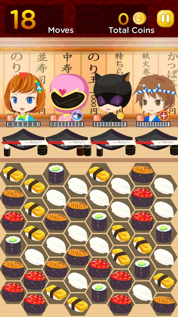 Screenshot of Sushi Snatch