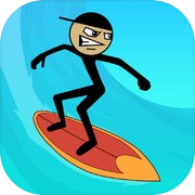 Stickman Surfer