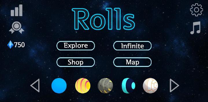 Rolls : Space Run 3D游戏截图