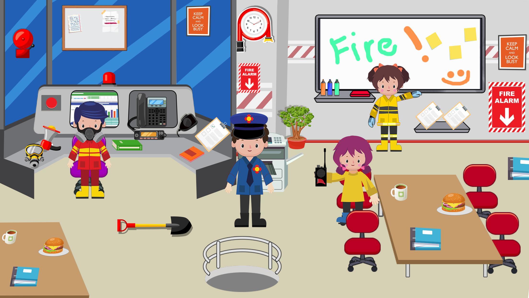 Pretend Play Fire Station Town Firefighter Story ดาวน โหลดเกม Taptap