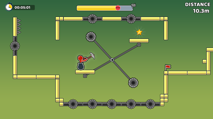 火柴人锤攀爬游戏截图
