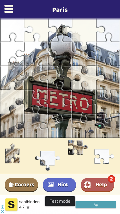 Paris Sightseeing Puzzle游戏截图
