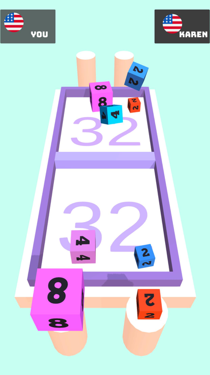 Dice Merge 2048游戏截图