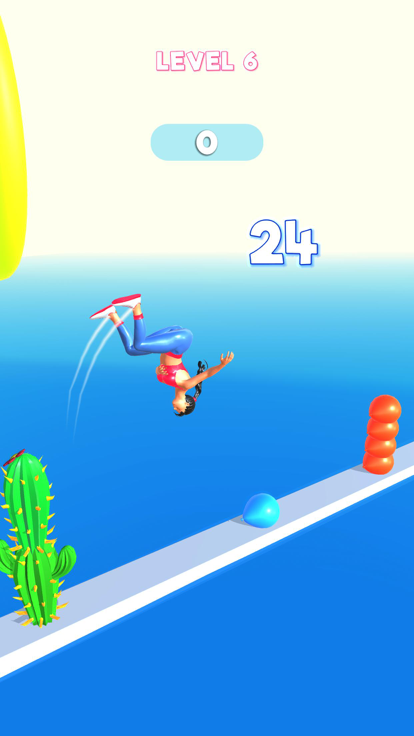 Bouncy Flip Girl游戏截图