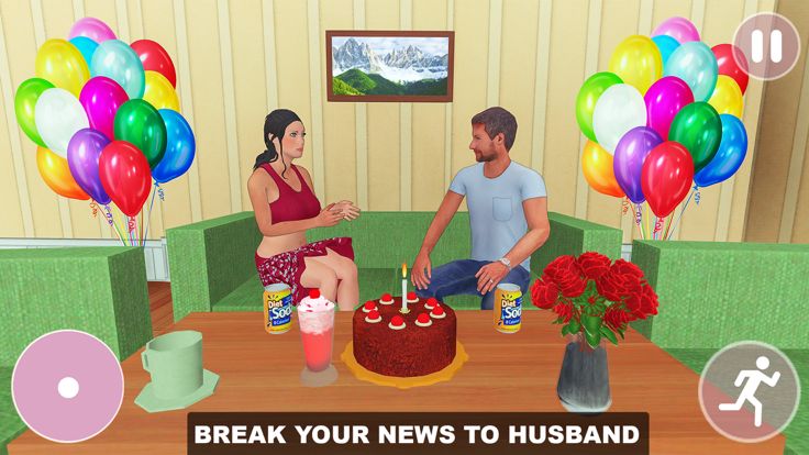 孕妈妈模拟器:婴儿护理游戏截图