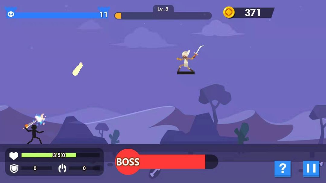 火柴人神射手游戏截图