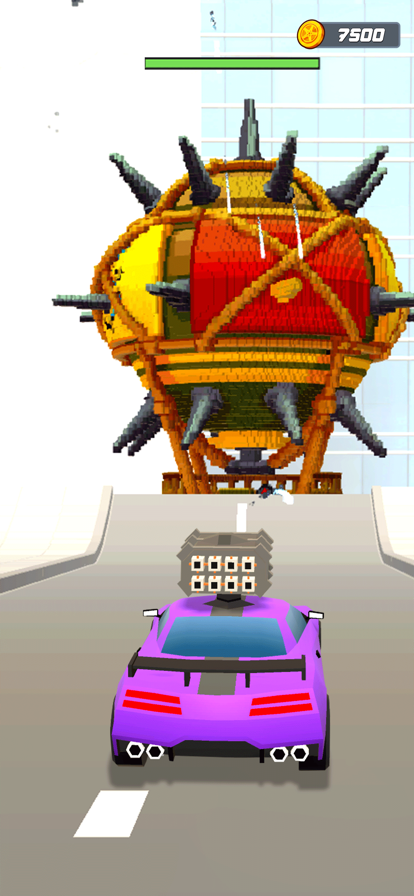 Car vs Blocky Monster 3D游戏截图