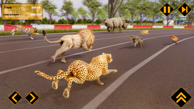 野生动物赛马游戏截图