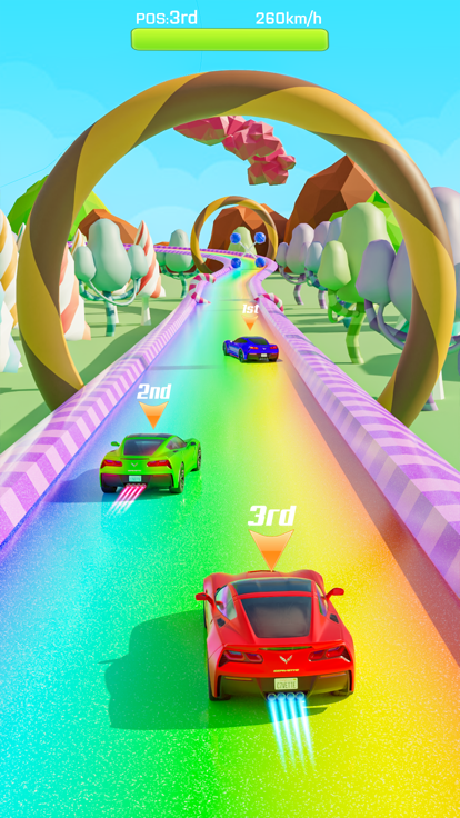 车祸特技赛车大师: Car Crash Stunt Race游戏截图