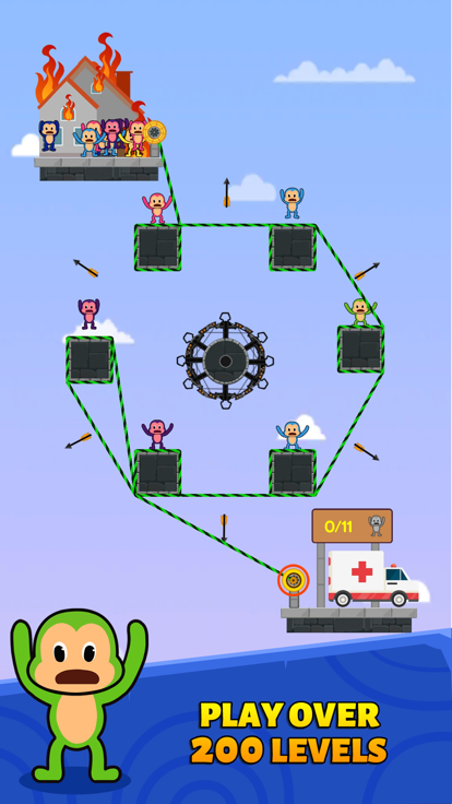 Monkey Rescue Puzzle游戏截图