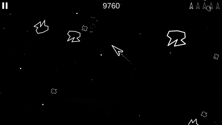 Asteroids -retro space shooter游戏截图