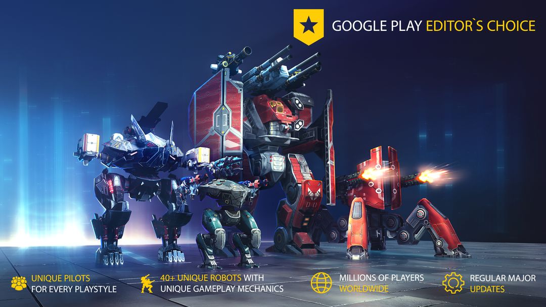 War Robots。 6V6 战术多人战斗游戏截图