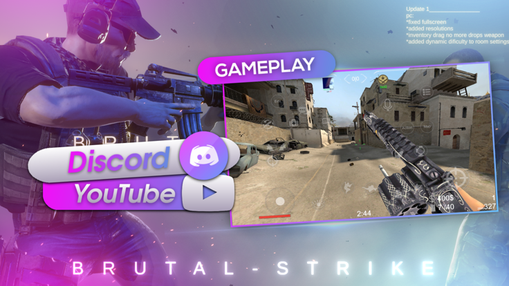 Brutal Strike PvP warzone csgo游戏截图