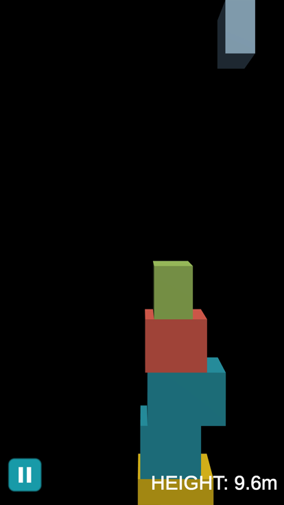 太空塔 - 堆叠积木游戏截图