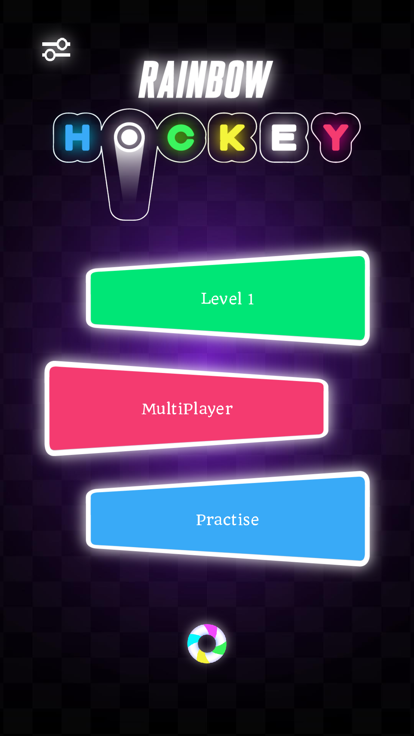 Air Hockey Rainbow游戏截图