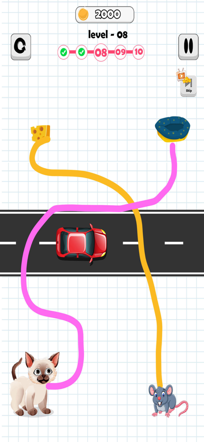 宠物热潮：画回家拼图游戏截图