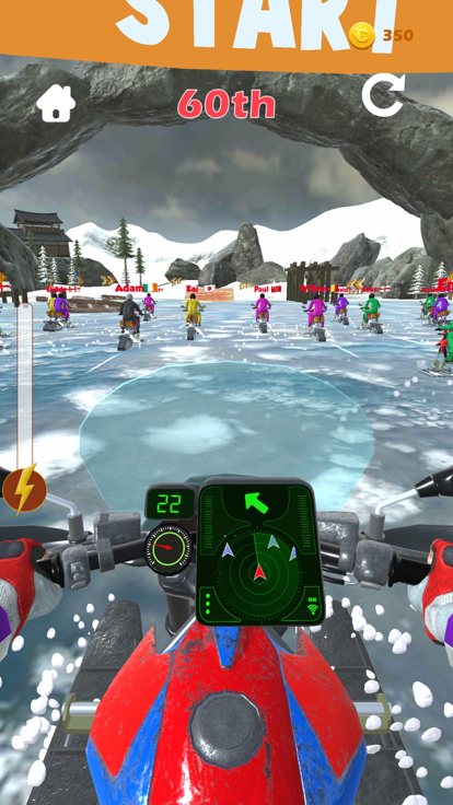 Snow Racer!游戏截图