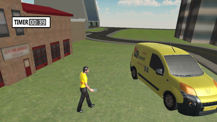 邮递员送货车模拟器＆城市邮件卡车游戏截图