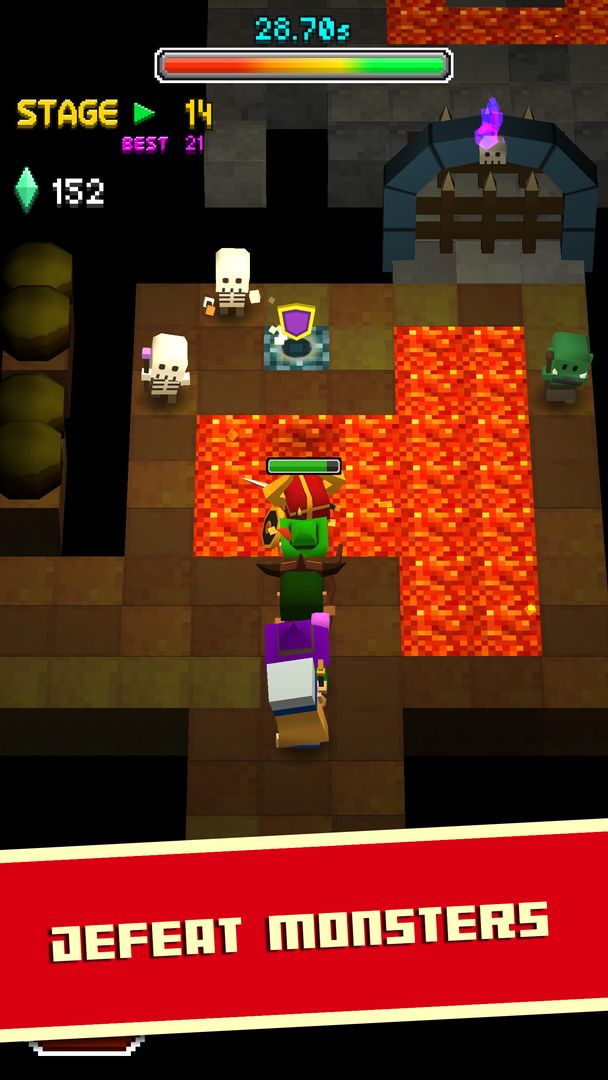 Cube Head - Dungeon Raiders游戏截图