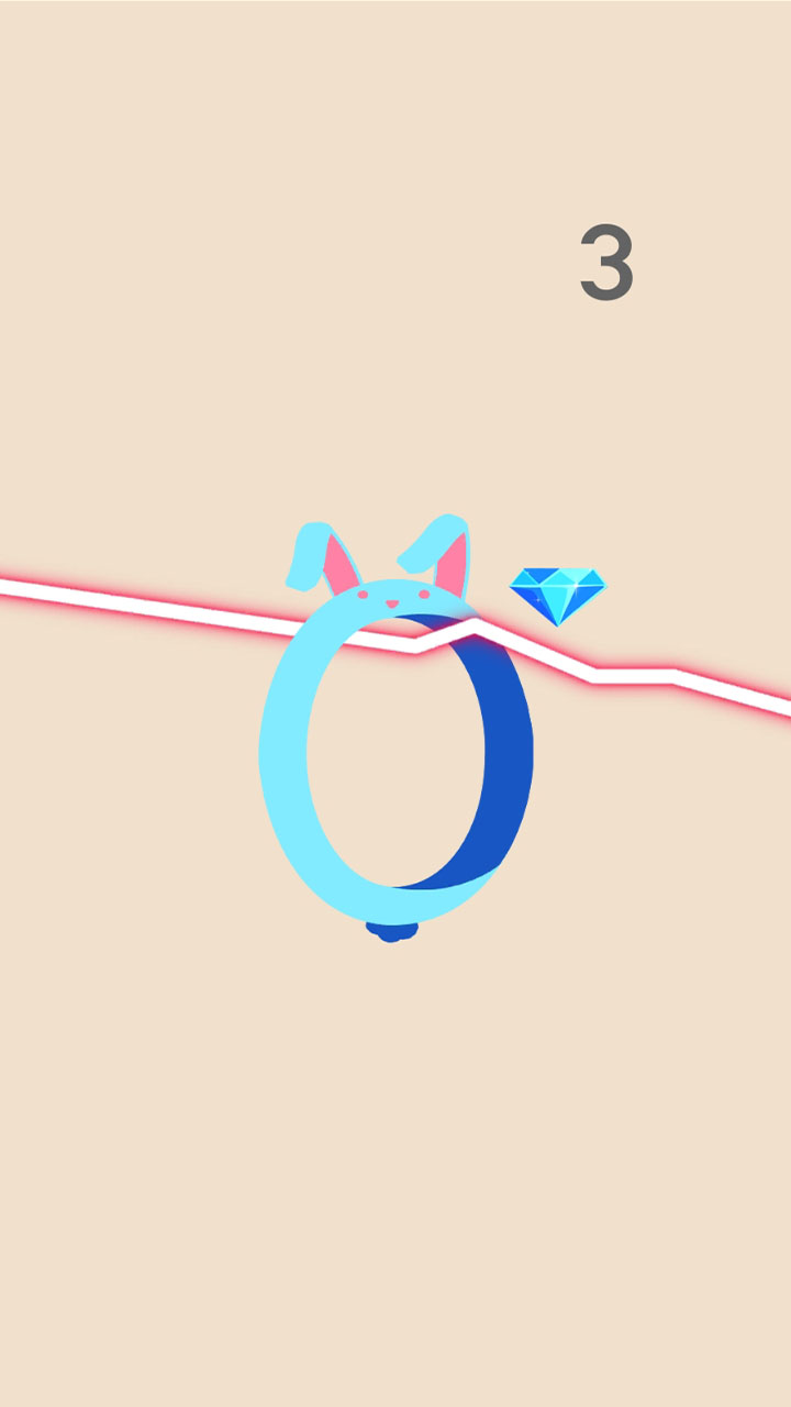 跳动的圆圈游戏截图