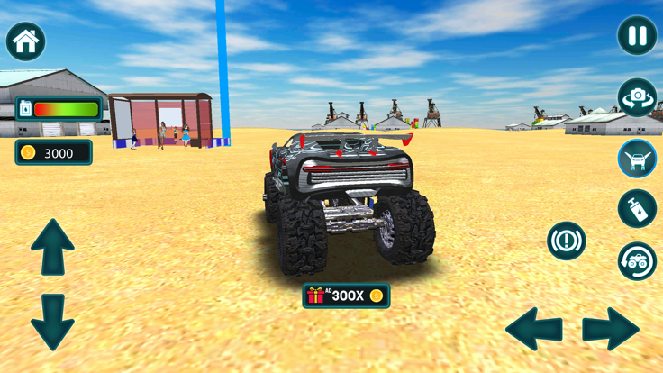 Flying Monster Truck Simulator游戏截图