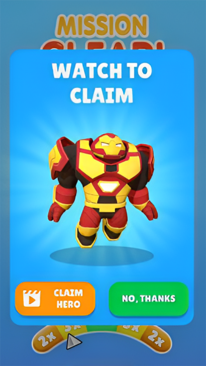 Idle Macho Superhero Clash War游戏截图