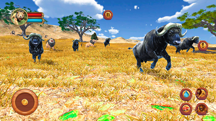 狮子 模拟器 - 野生动物园 动物游戏截图