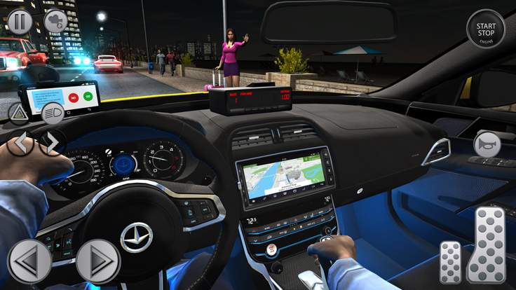 城市出租车驾驶：模拟人生 3D游戏截图