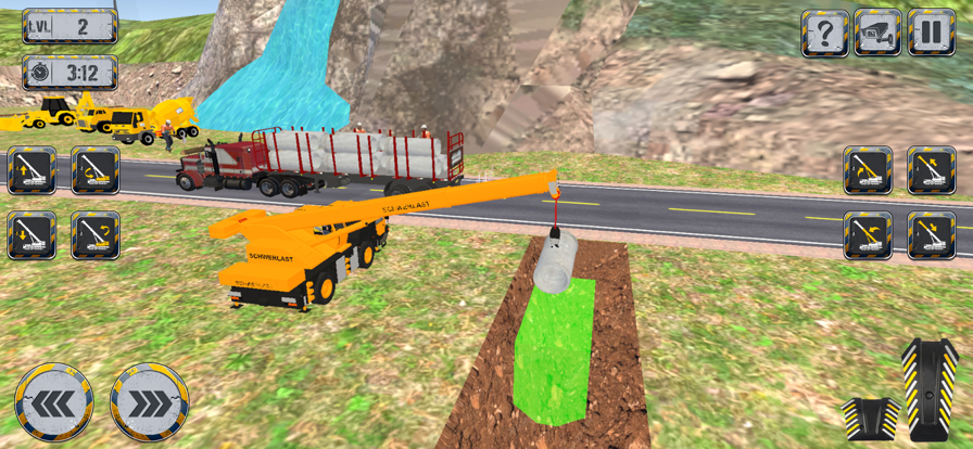 Snow Excavator JCB Simulator游戏截图