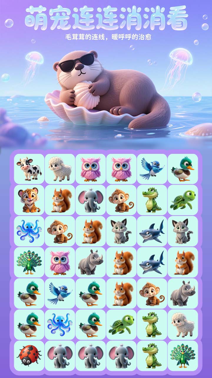 萌宠连连消消看游戏截图