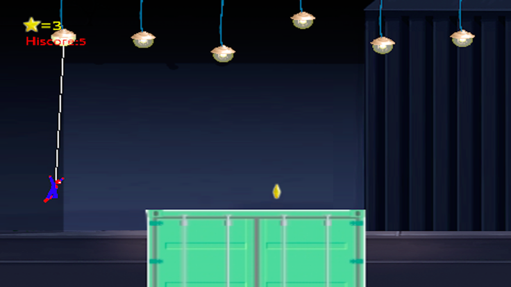 蜘蛛短跑绳秋千游戏截图