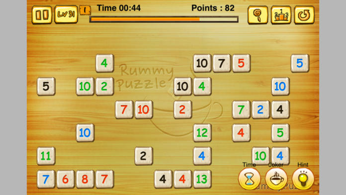 RummyPuzzle Lite游戏截图