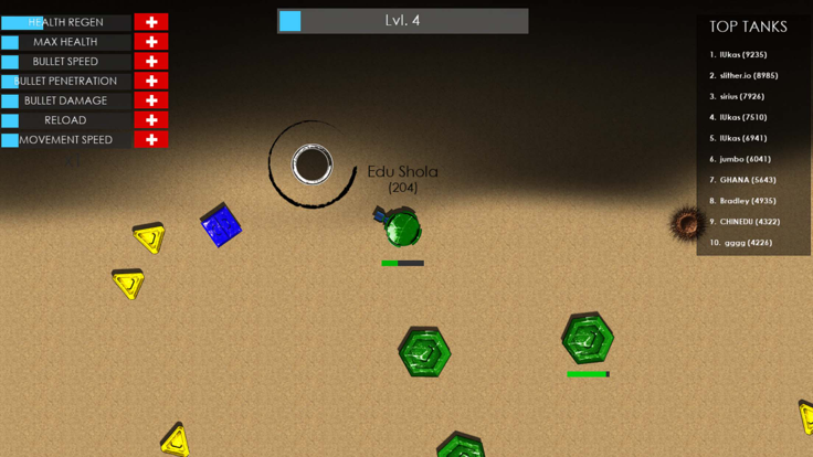 Banzur.io Tank Battle Royale游戏截图