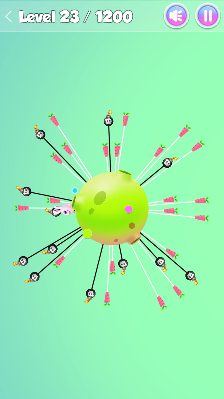 贪吃的兔兔游戏截图