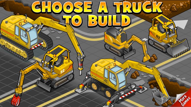 Construction Truck Builder游戏截图