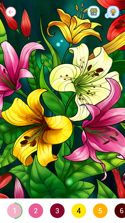 Coloring Book! Paint by Number游戏截图