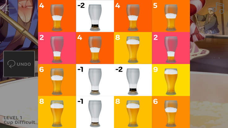 倒满杯子游戏截图