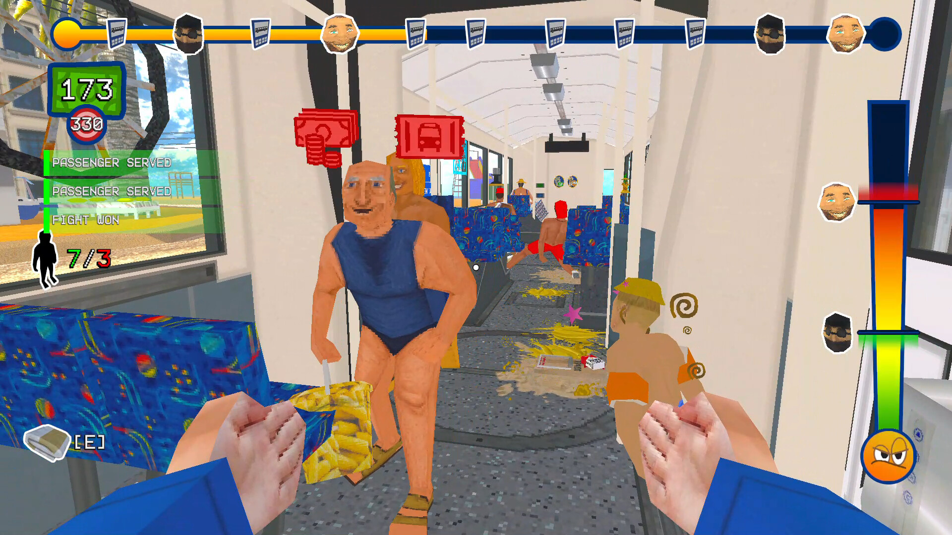  没票？下车！游戏截图