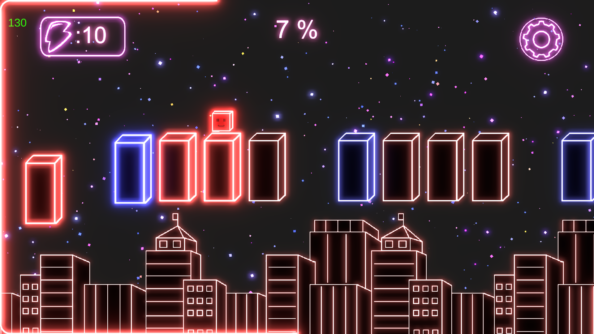 点击方块:一步两步游戏截图