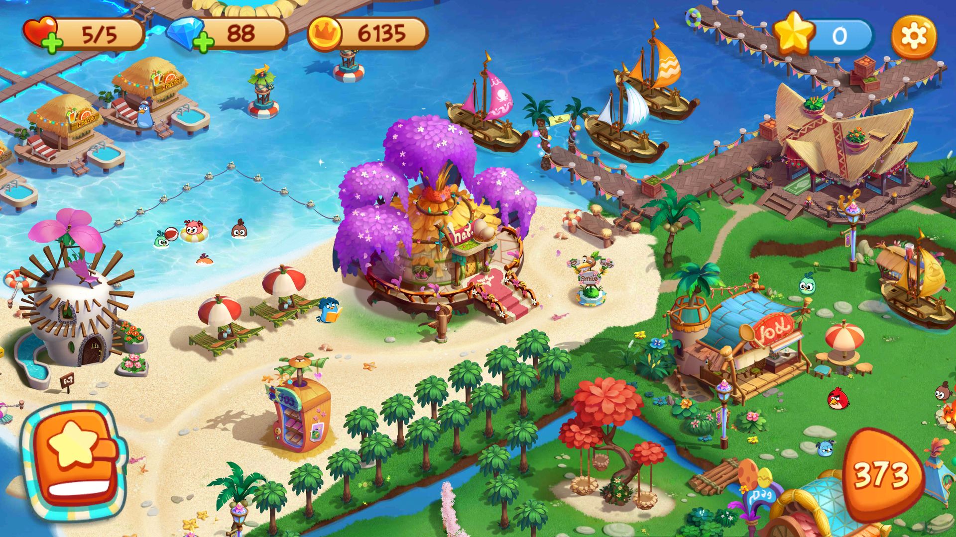Screenshot of Angry Birds Blast Island