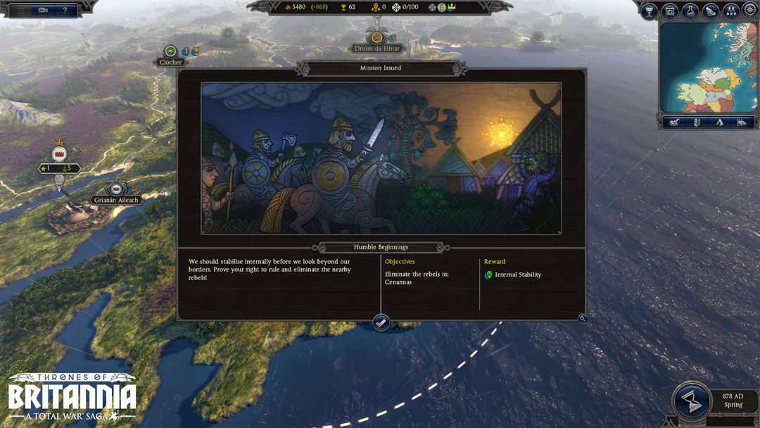 A Total War Saga: THRONES OF BRITANNIA游戏截图