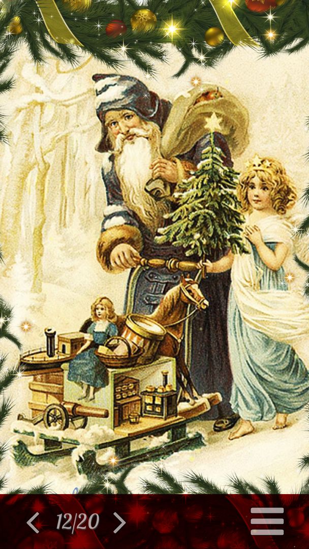 Screenshot of Hidden Objects Holiday Season: Christmas Cards