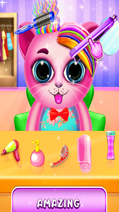 My Pet Hair Makeover Game游戏截图