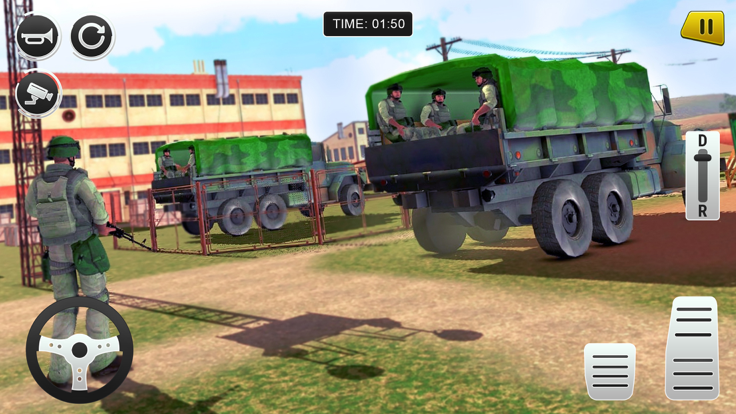 Army Truck Simulator Transport游戏截图