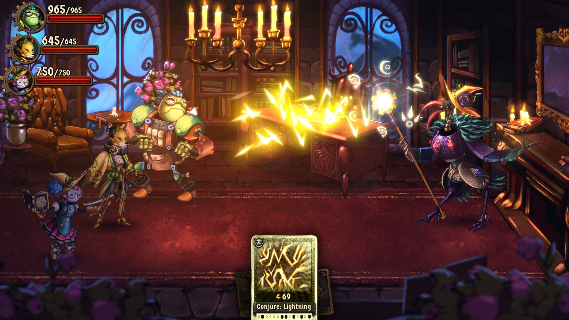 SteamWorld Quest: Hand of Gilgamech游戏截图