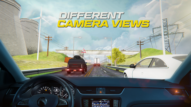 在3D的交通游览竟赛者游戏截图